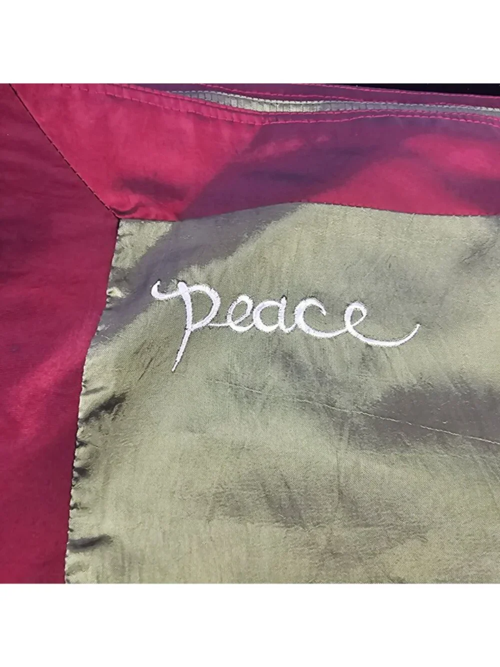 Cypress Home Christmas Placemats Set Of 4‎ Red & Green With Embroidered Ornament